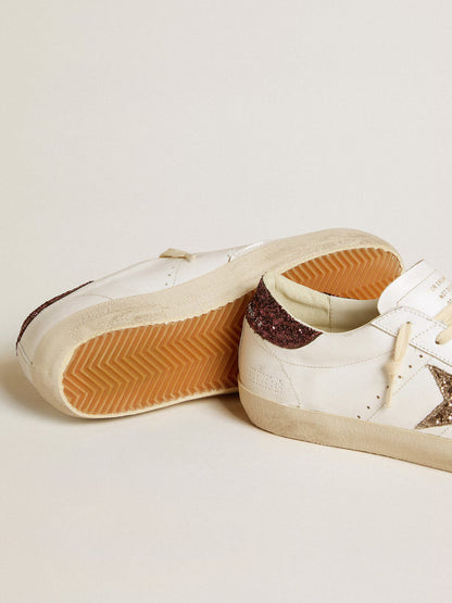 GGDB - Super-Star avec étoile en paillettes dorées et talon en paillettes bordeaux