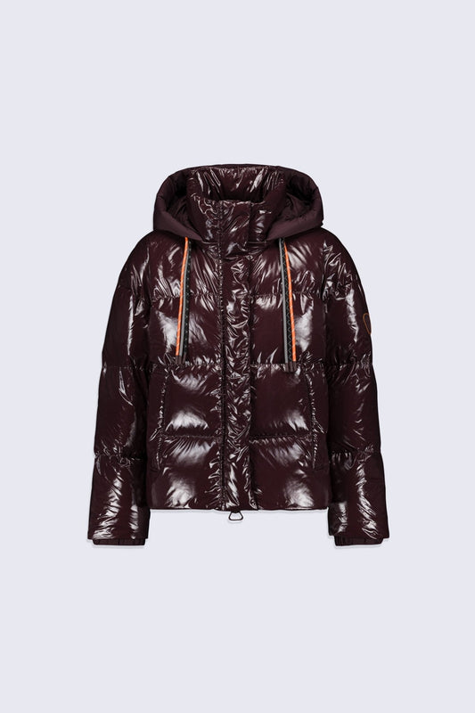 Gertrude Doudoune courte brillante Lili Bright