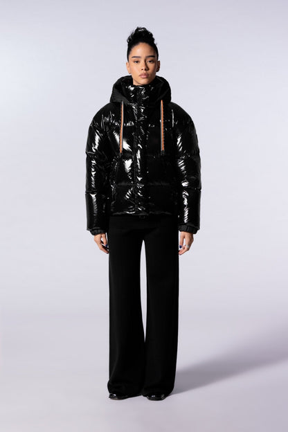 Gertrude Doudoune courte brillante Lili Bright